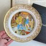 Тарелка Franklin Porcelain Сказки Маленькие человечки 1978 г. W.Germany