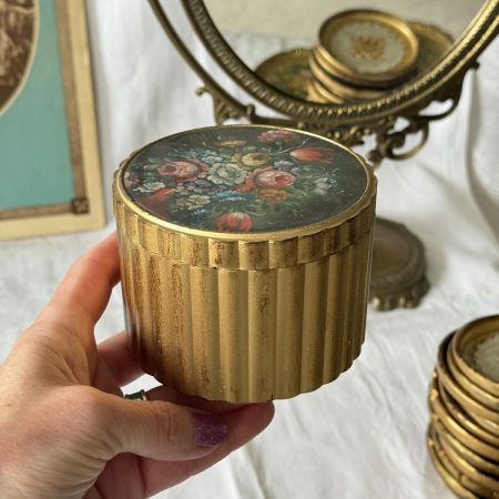 Шкатулка Флорентийская 10 см Италия дерево