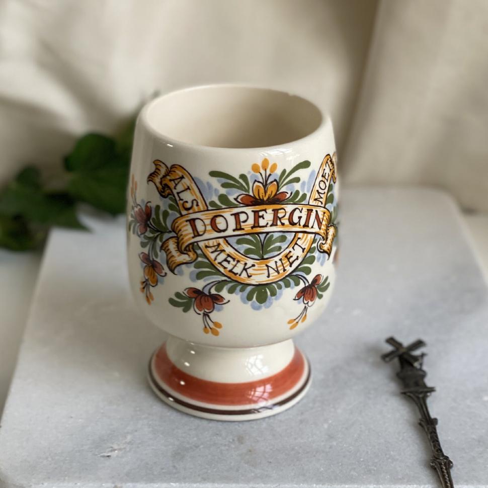 Бокал 300 мл Zenith Gouda Schering керамика Голландия