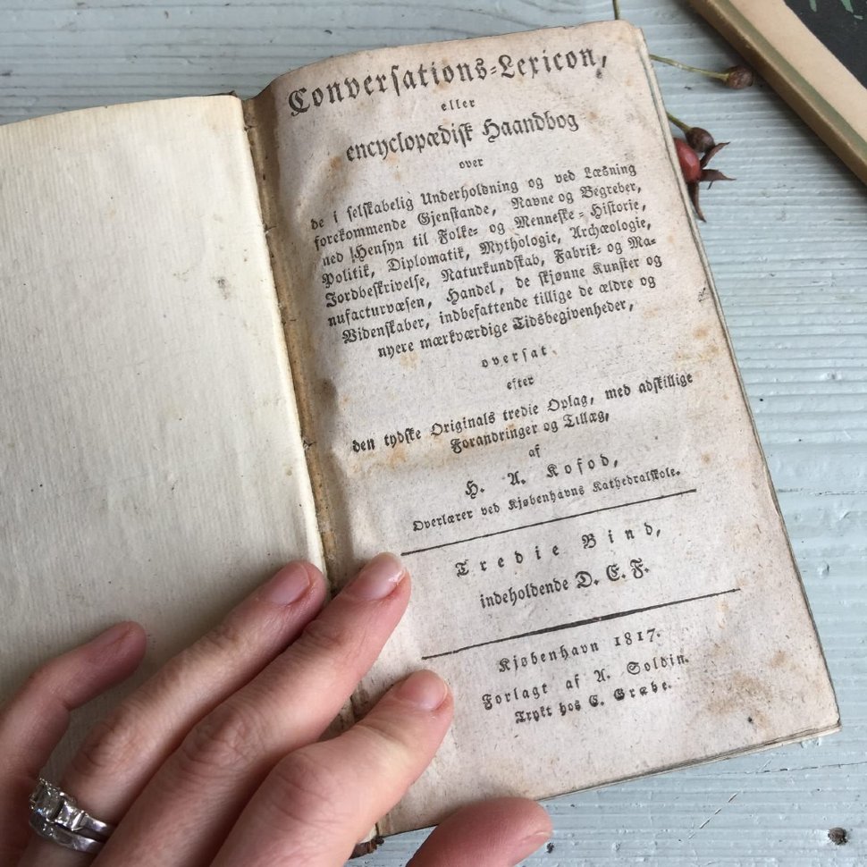 Книга Lericon 1817 года