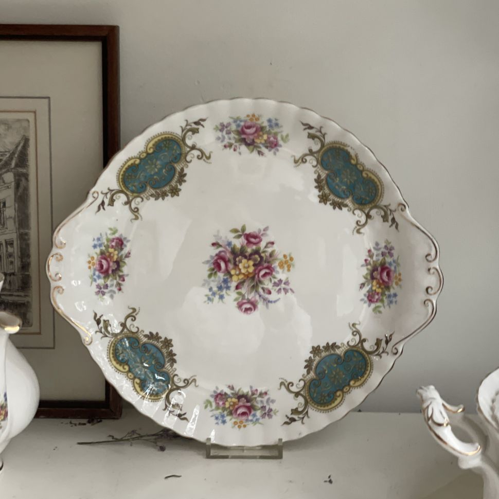 Блюдо круглое Berkeley Royal Albert 26 см Англия 70 гг.