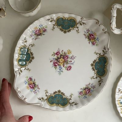 Блюдо круглое Berkeley Royal Albert 26 см Англия 70 гг.