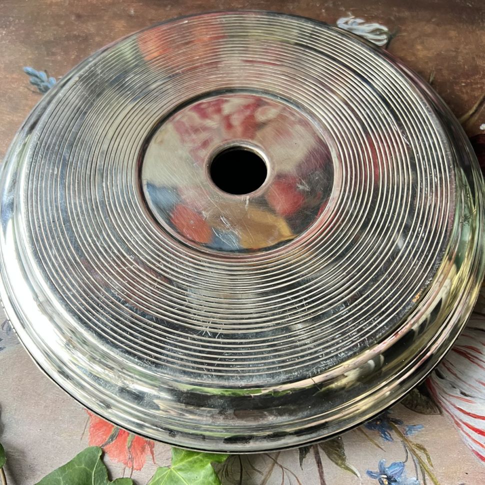 Подставка под горячее 23 см мельхиор серебрение  