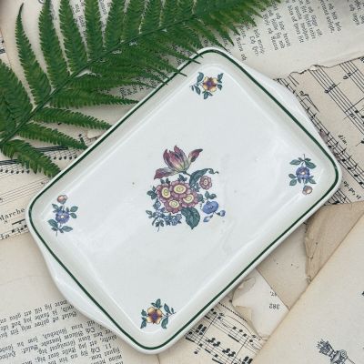 Блюдо поднос Alt Strassburg ВиллеройБох 20 см фарфор Германия 1950-е гг.  