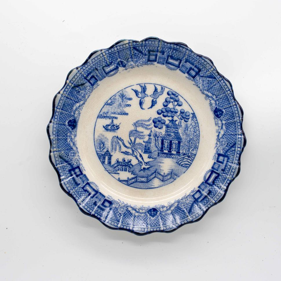 Тарелка Rorstrand «Willow» 1890-1920 гг