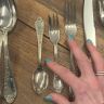 Ложка чайная 15 см серебрение Арнуво Франция