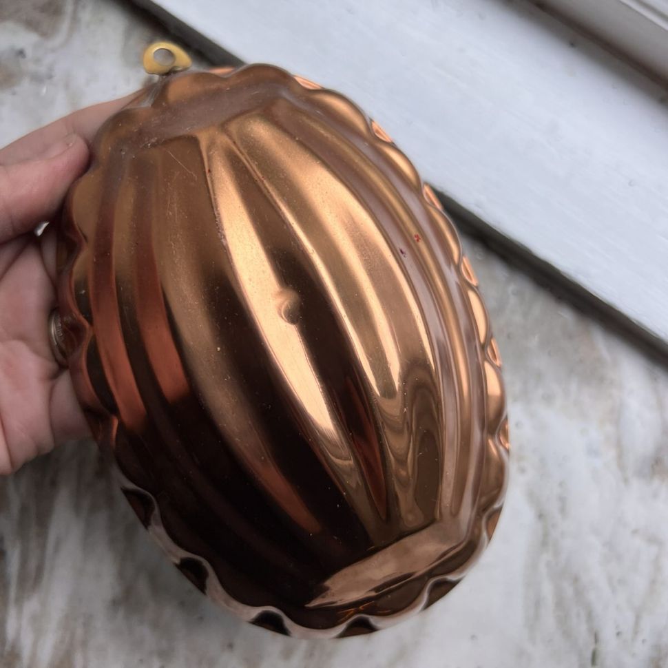 Форма для выпечки Орех 17 см медь