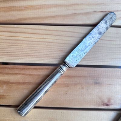 Нож столовый Paris 25 см Франция мельхиор серебрение