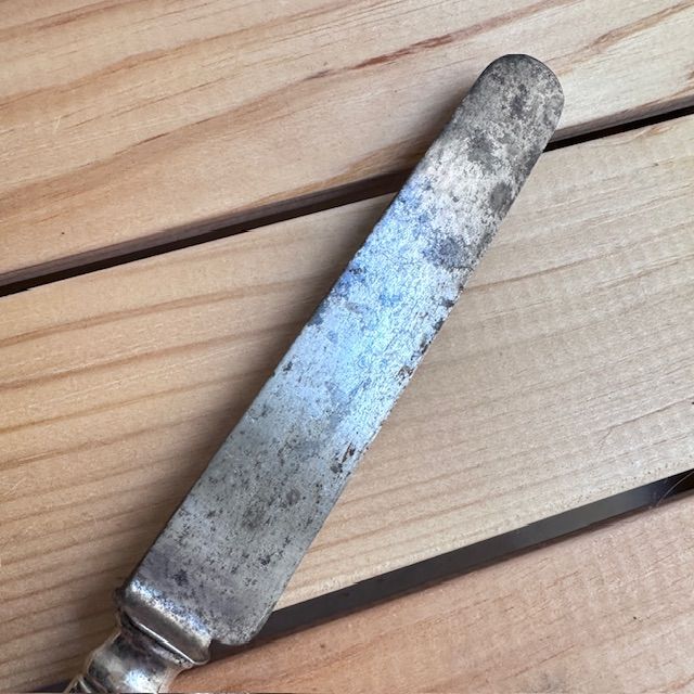 Нож столовый Paris 25 см Франция мельхиор серебрение