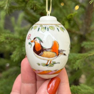 Подвес Яйцо пасхальное Hutschenreuther 7 см фарфор Германия 1998 г.