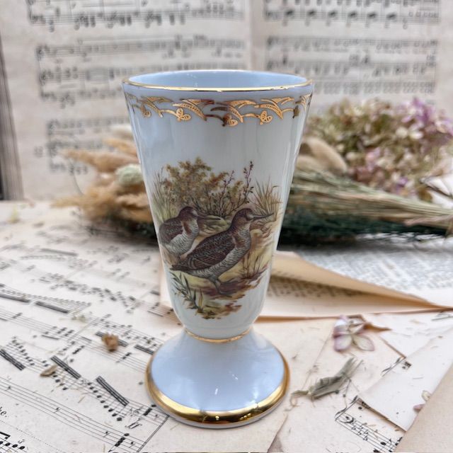 Мазагран Limoges Дикие птицы 200 мл фарфор Франция