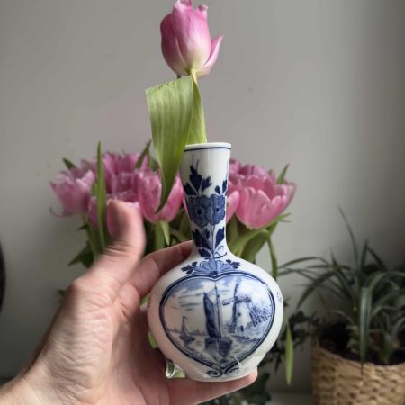 Ваза Delft 15 см фарфор Голландия