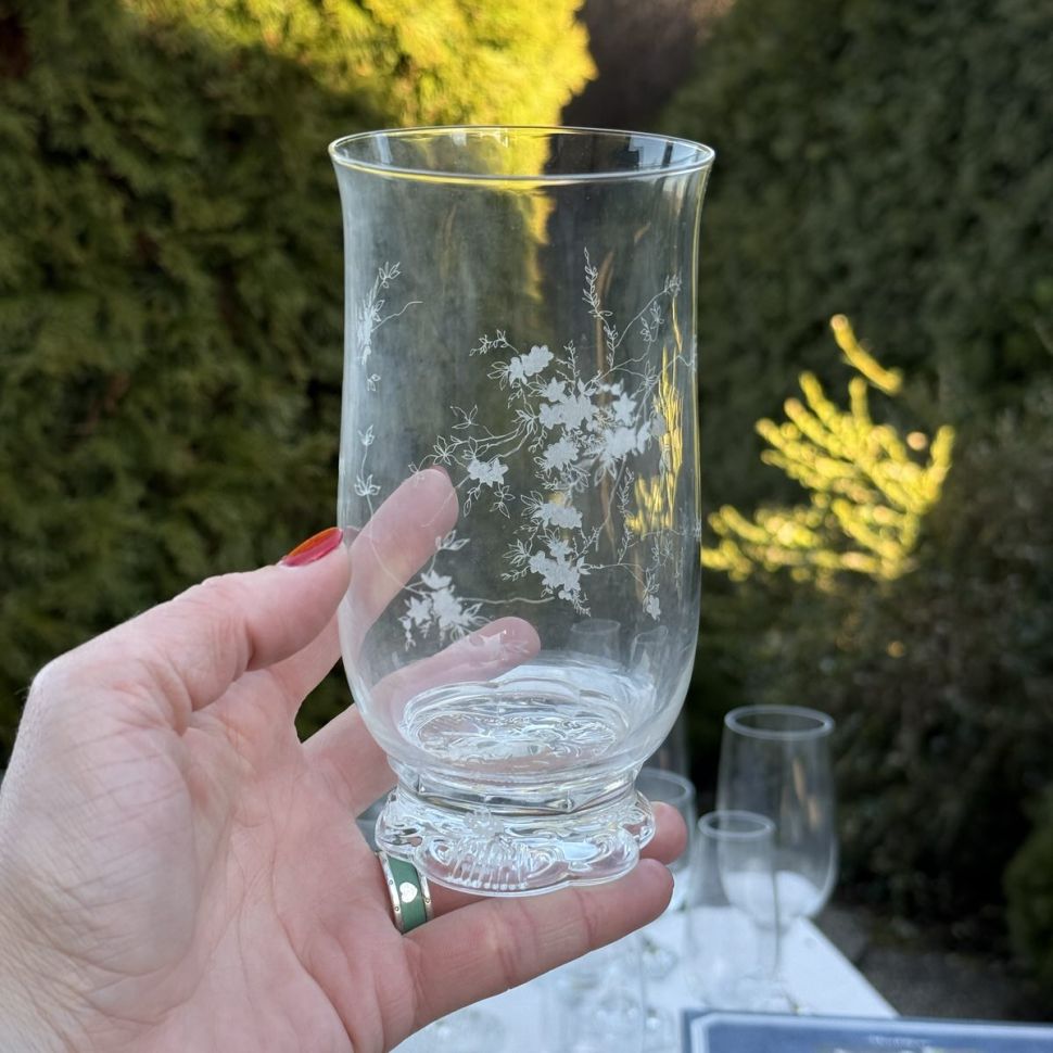 Стакан Rosenthal Monbijou с узором 400 мл хрусталь Германия