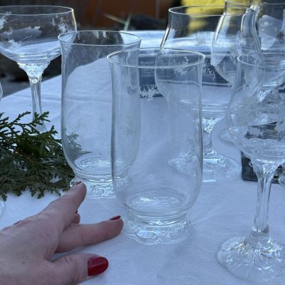 Стакан Rosenthal Monbijou с узором 400 мл хрусталь Германия