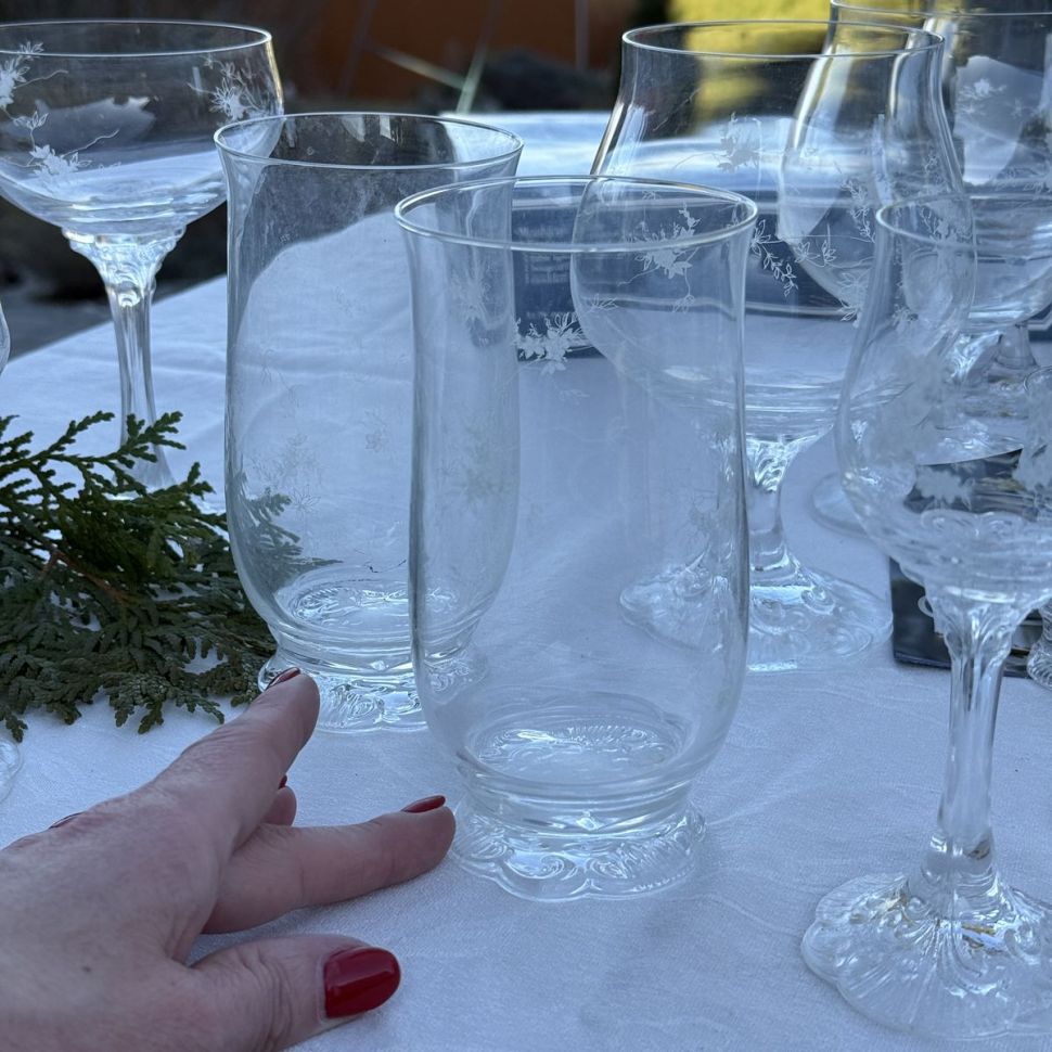 Стакан Rosenthal Monbijou с узором 400 мл хрусталь Германия