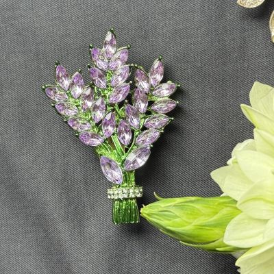 Брошь Лаванда 6 см Германия 