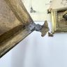 Подсвечники парные эпохи Наполеона III Грифон 21 см латунь Франция