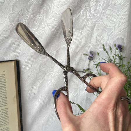 Щипцы для десерта 18 см серебрение