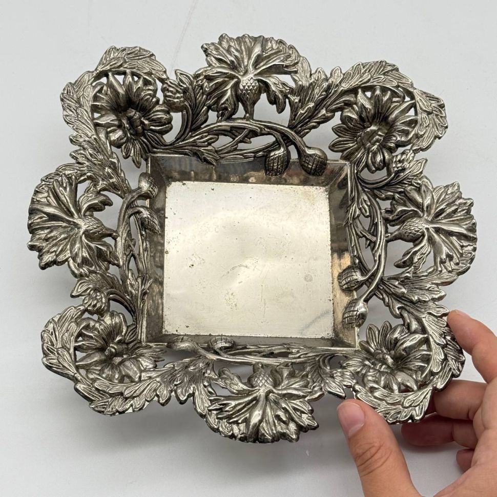 Фруктовница малая мельхиор