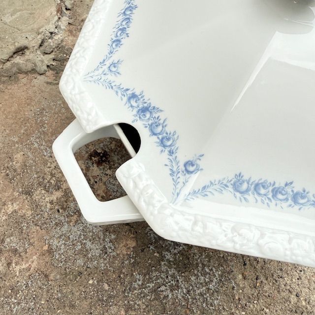 Супница Rosenthal Classic Rose голубые розы 2,8 л Германия