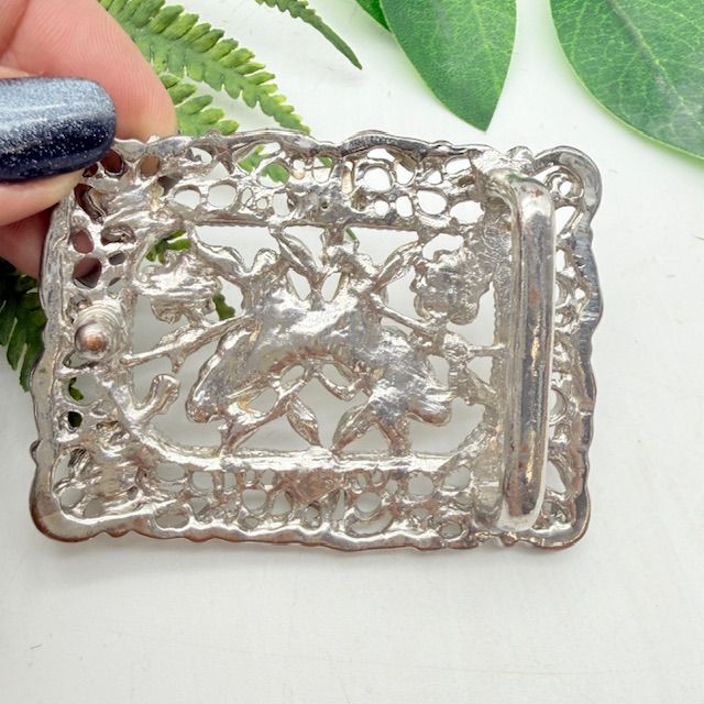 Пряжка для ремня 7х5 см металлический сплав