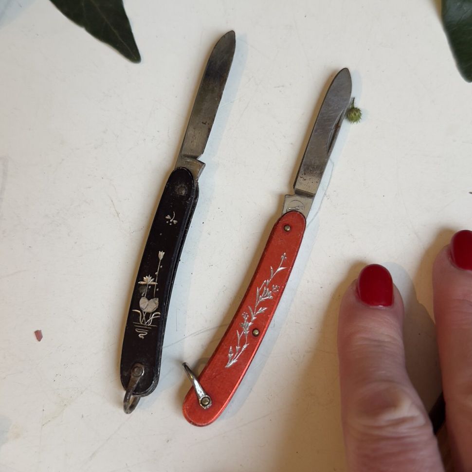 Нож перочинный Белый лотос 12 см 