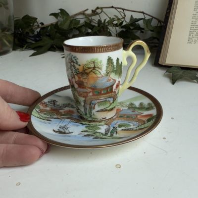 Кофейная пара 80 мл фарфор Япония