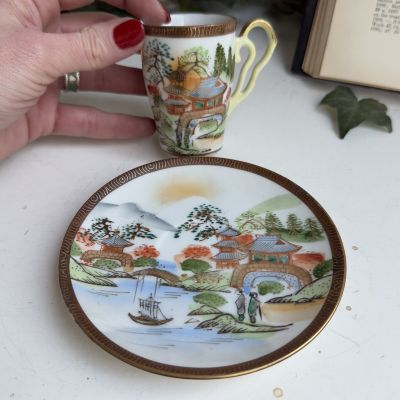 Кофейная пара 80 мл фарфор Япония