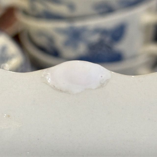 Масленка паштетница James Kent Old Foley Staffordshire 12 см Англия реставрация