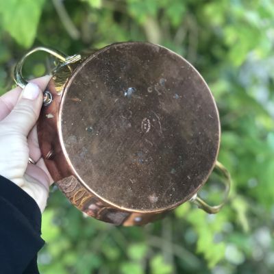 Сковорода мини сотейник медь Швеция 15 см