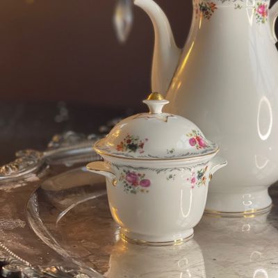 Сахарница 12 см Tettau Германия фарфор