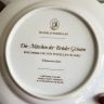 Тарелка Franklin Porcelain Сказки Белоснежка и семь гномов 1978 г. W.Germany