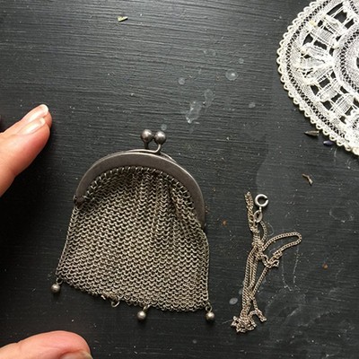 Кошелек Серебряный для мелочи