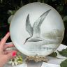 Тарелка Franklin Porcelain Птицы 23 см фарфор Франция 1984 г