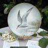 Тарелка Franklin Porcelain Птицы 23 см фарфор Франция 1984 г
