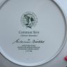 Тарелка Franklin Porcelain Птицы 23 см фарфор Франция 1984 г