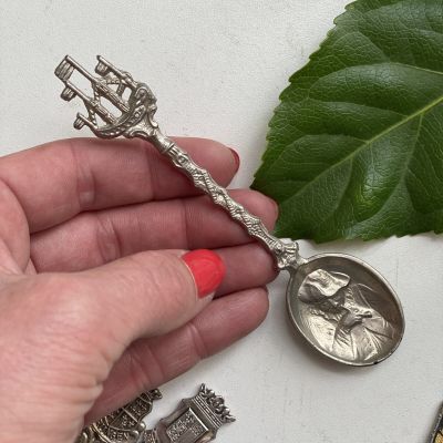 Ложка 11 см Колумб оловянное покрытие