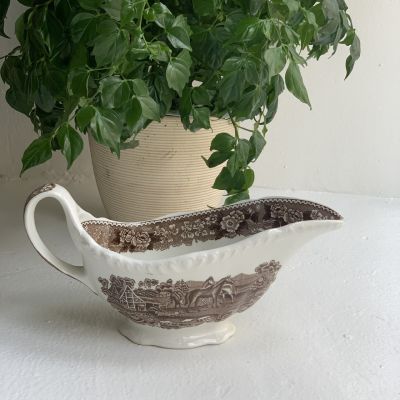 Соусник 400 мл Adams Wedgwood Group English Scenic Англия 