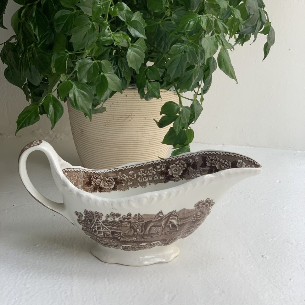 Соусник 400 мл Adams Wedgwood Group English Scenic Англия