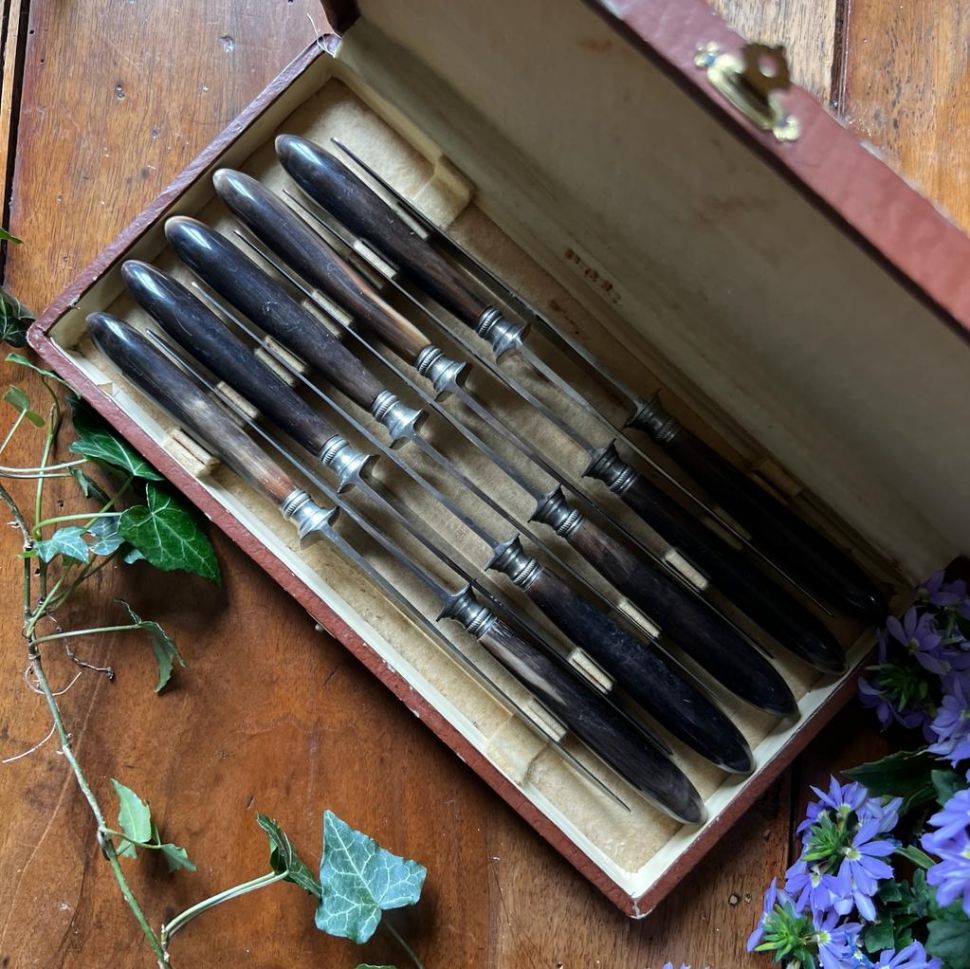 Нож Al Zovave 24 см металл кость Франция