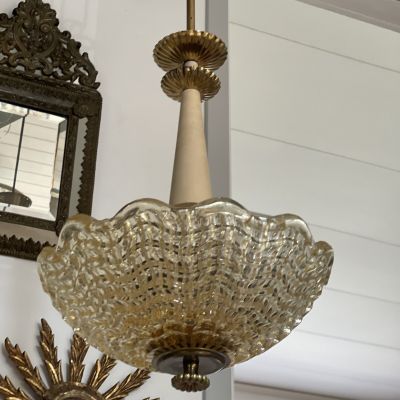 Люстра на три лампы 70 см хрусталь