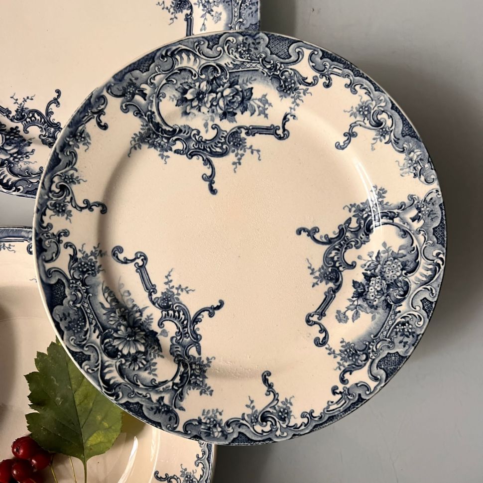 Тарелка B.F.K. Boch Dauphin 24 см Бельгия