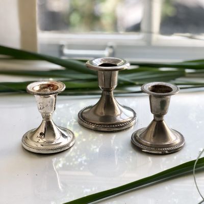 Подсвечник на одну свечу KAAG хромирование