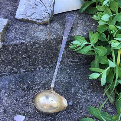 Половник большой старинный глубокий