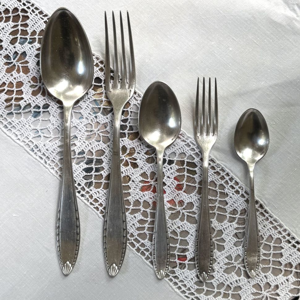 Ложка столовая Christofle 21 см серебрение Франция конец 19 века