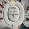 Панно памятное Meissen Schubert 17 см 1978 г. фарфор