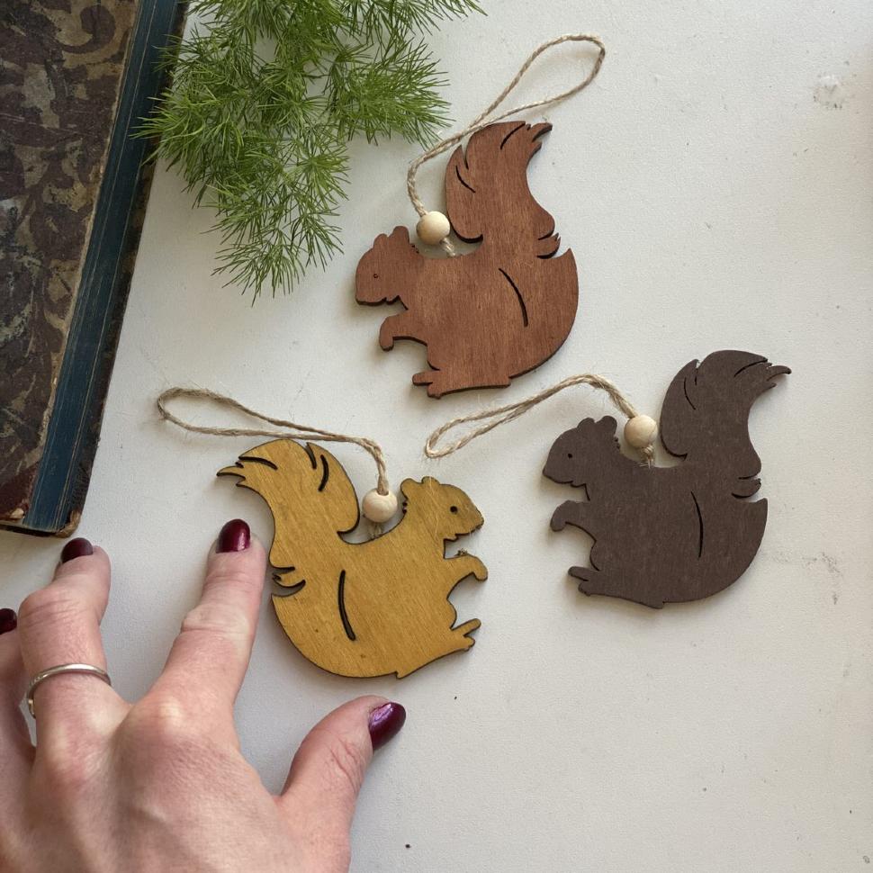 Подвес декор набор 3 шт. Белки