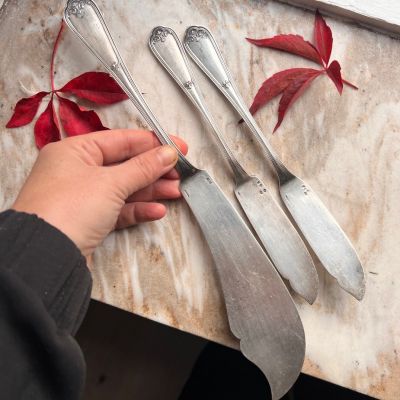 Лопатка нож 30 см мельхиор серебрение Christoffle