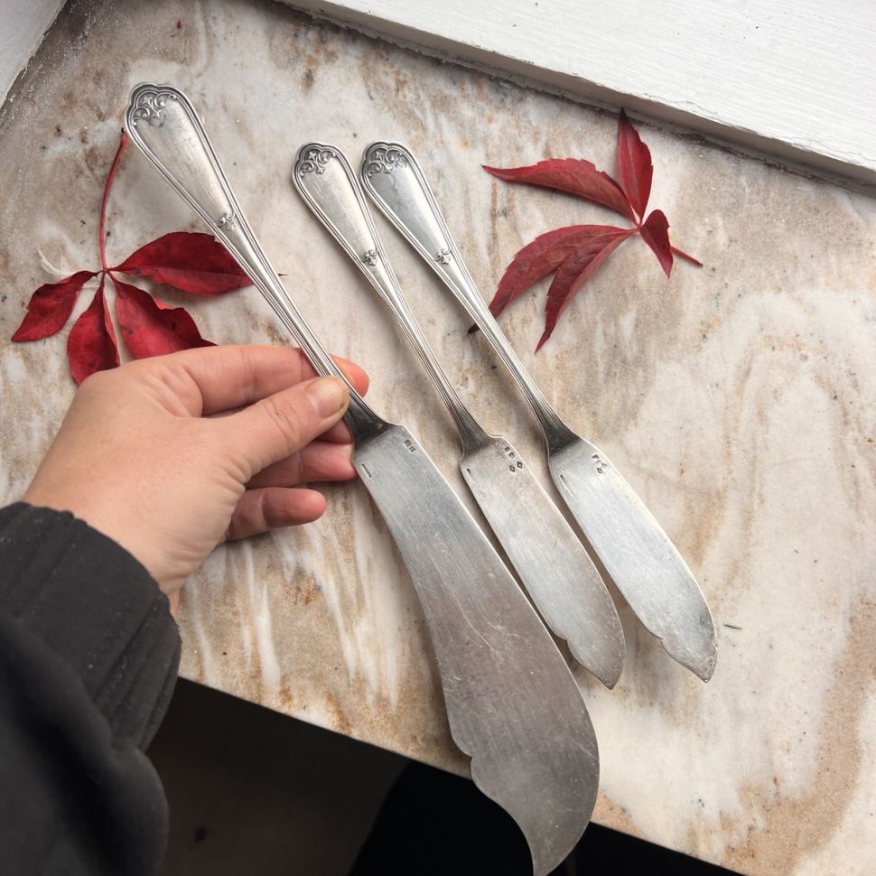 Лопатка нож 30 см мельхиор серебрение Christoffle