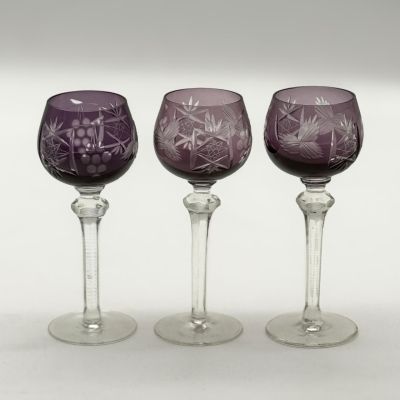 Рюмка Anna Hutte набор 3 шт. 75 мл накладной хрусталь Германия